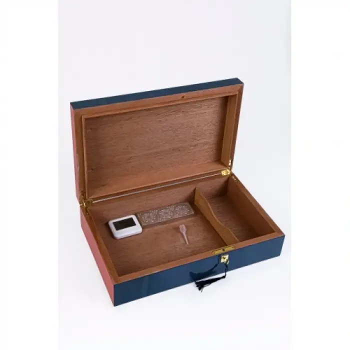 Küba Bayraklı Humidor PHUM0198