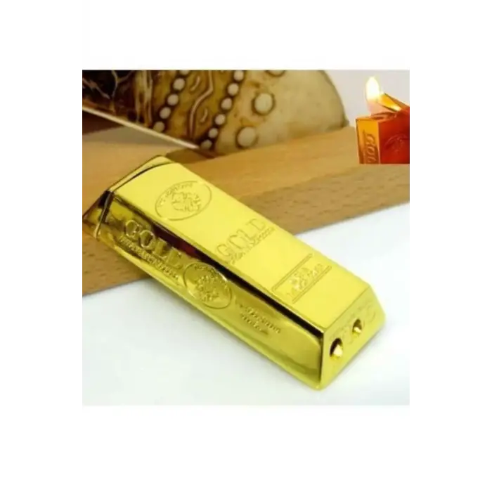 AlsepeteAvm Külçe Altın Görünümlü Çakmak