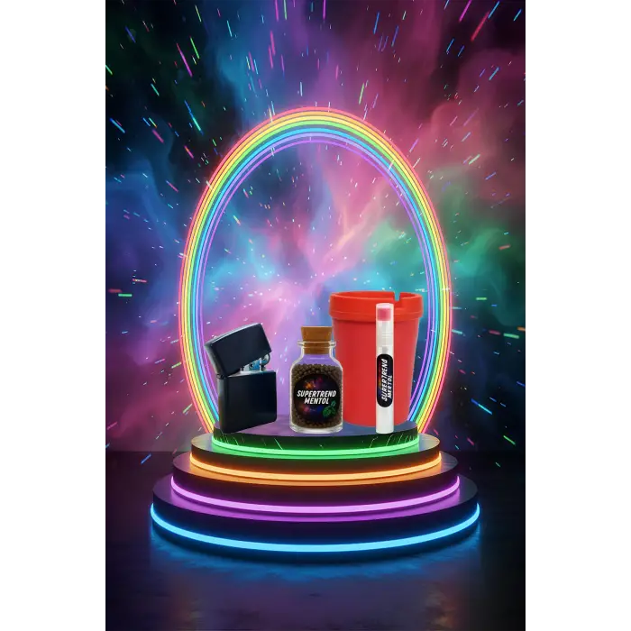 Mentol Topu 1000 Adet Böğürtlen Mentol 1 Adet Apliaktör, Zippo Çakmak ve Küllük Hediye