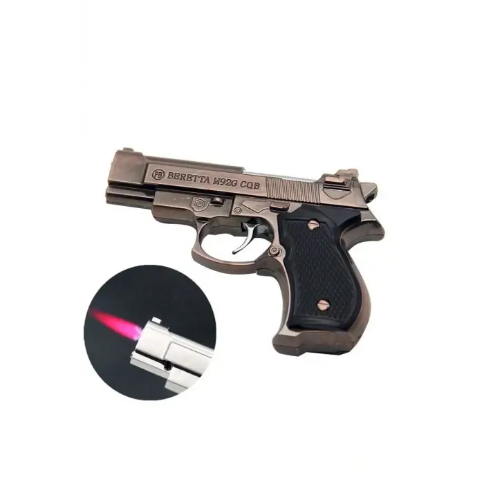 AlsepeteAvm Mini Tabanca Görünümlü Gazlı Çakmak