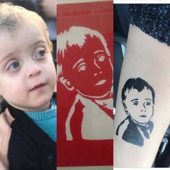 Özel Tasarım Resimden Dövme Seti Sadece Desen