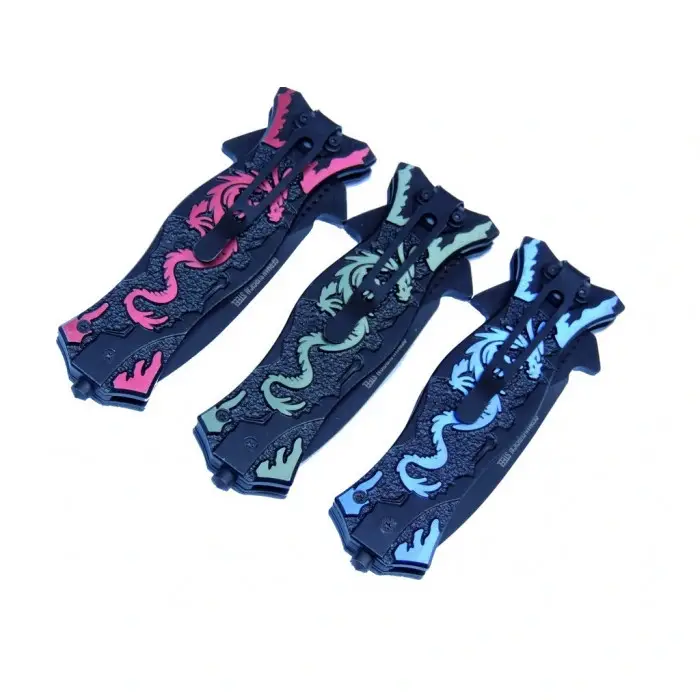 Parmaklı Çakı Renkli PA0210-20.5 CM