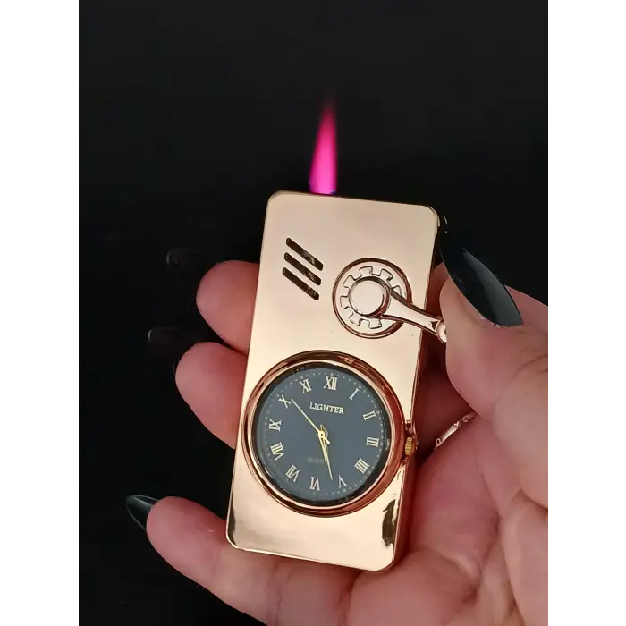 Saatli Kasa Gold Çakmak