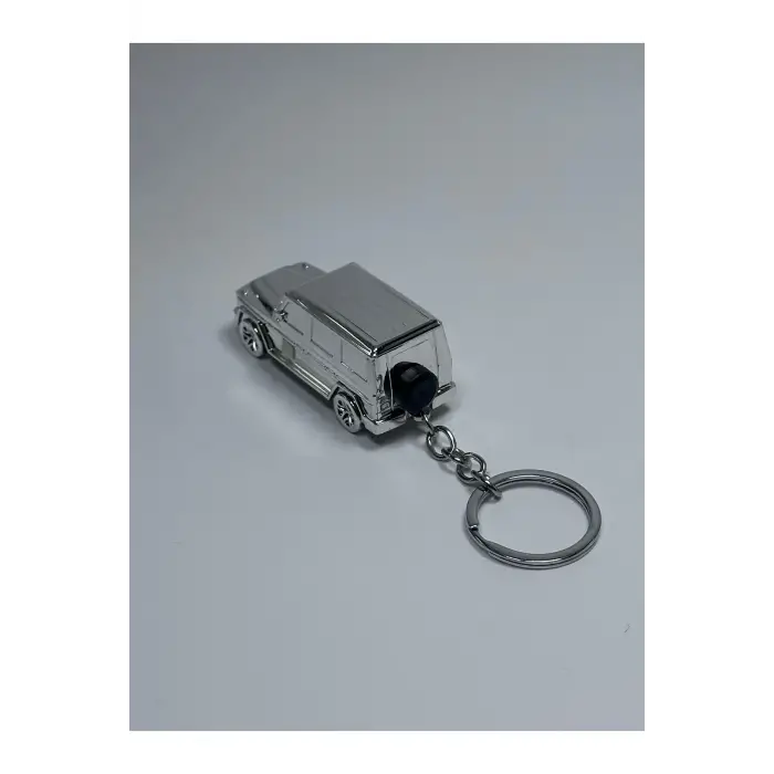 AlsepeteAvm Şarjlı Araba Modeli Led Işıklı Anahtarlık Çakmak