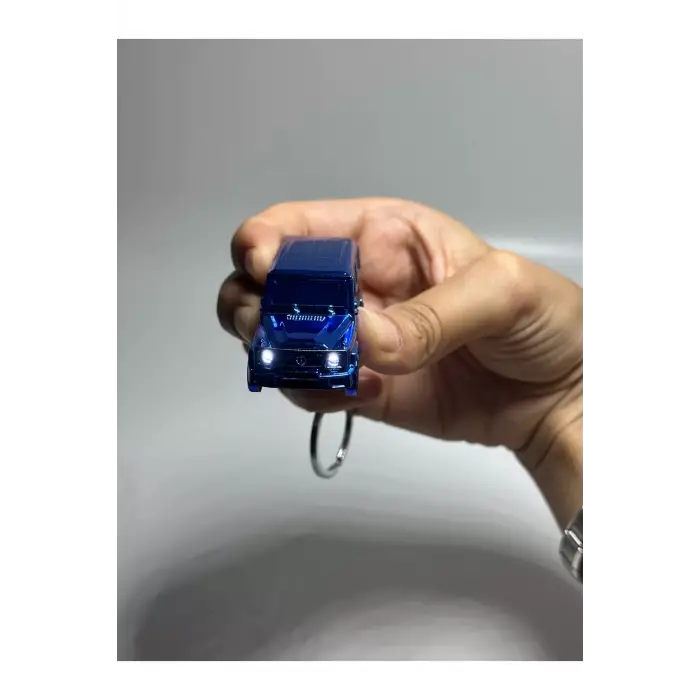 AlsepeteAvm Şarjlı Araba Modeli Led Işıklı Anahtarlık Çakmak