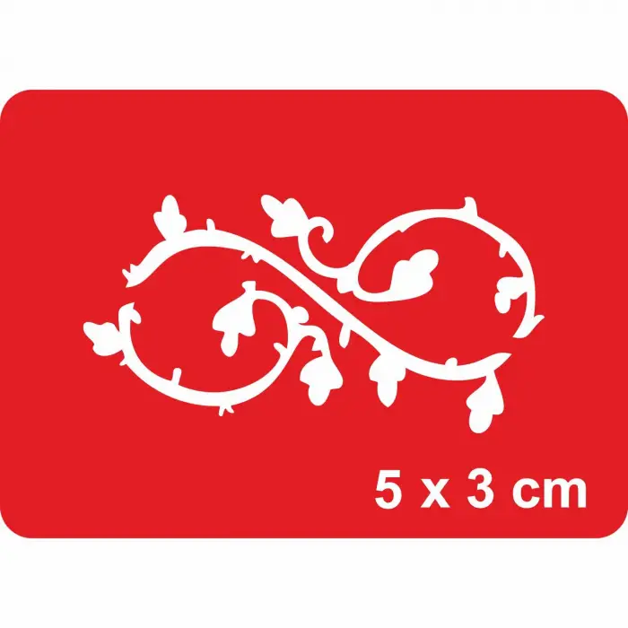 Sarmaşıklarla Sonsuzluk Tattoo Geçici Dövme Şablonları Kına Kalıpları