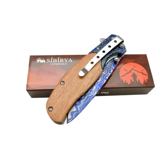 Sibirya Blue Çakı Ahşap S-2039 20 CM