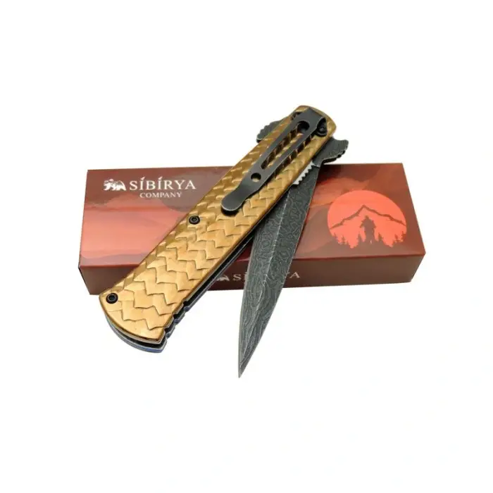 AlsepeteAvm Sibirya Ejder Gold Çakı S-2083A 21,5 CM