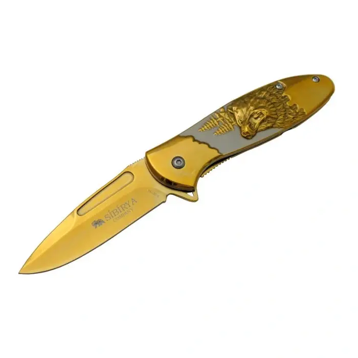 AlsepeteAvm Sibirya Gold Çakı Ayı S-2073A 19,5 CM