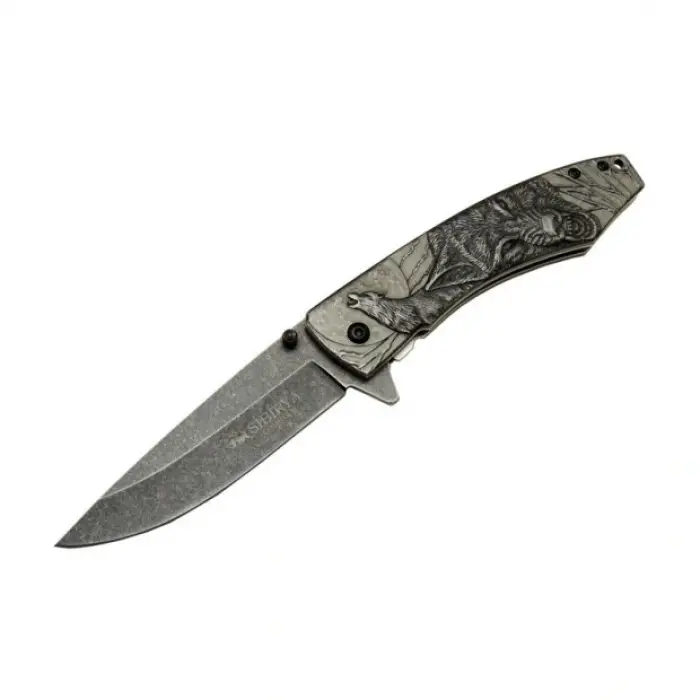 Sibirya Kurt Çakı  Eskitme S-2072B 21 CM