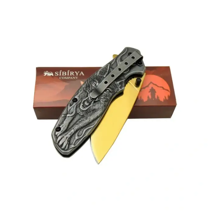 AlsepeteAvm Sibirya Kurt Çakı Gold S-2004 20,5 CM