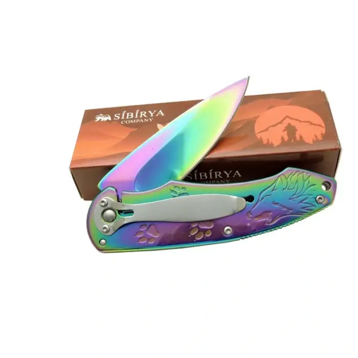 Sibirya Kurt Çakı  Rainbow S-2065X 20 CM