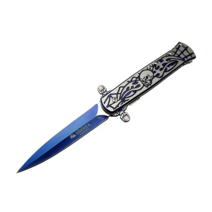 Sibirya Kurukafa Blue Çakı S-2079L 22 CM