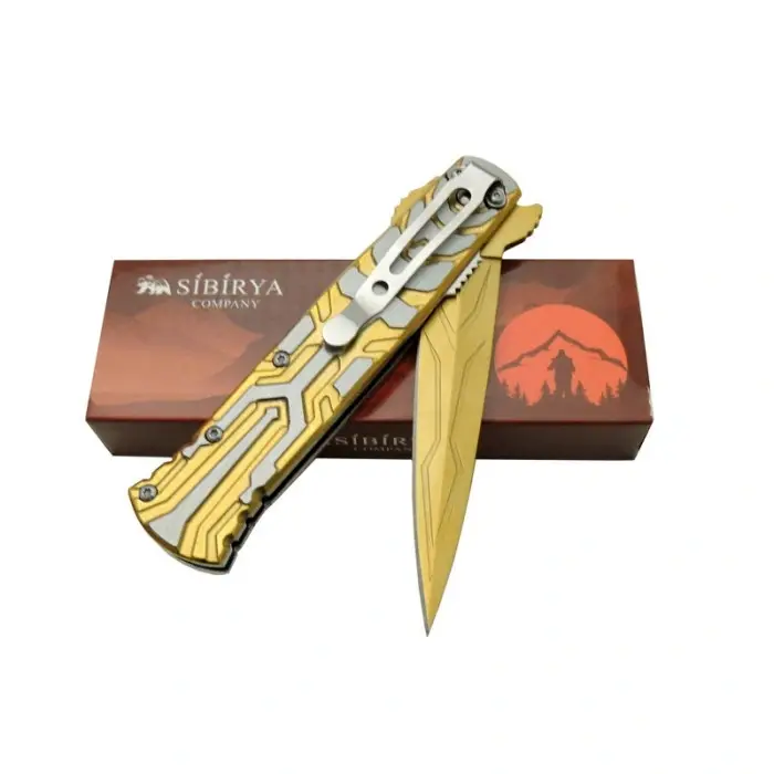 Sibirya Optimus Çakı Gold S-2095A 22 CM