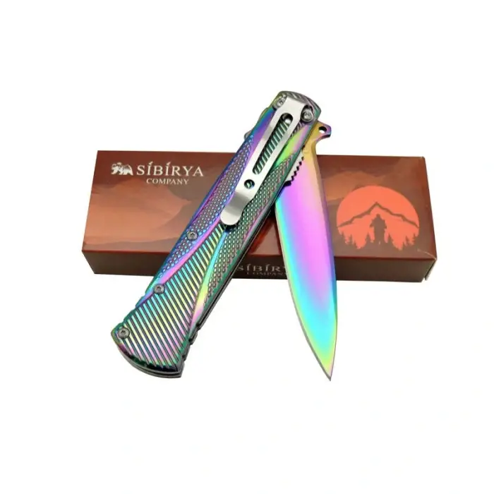 Sibirya Pullu Çakı Rainbow S-2096X 21,5 CM