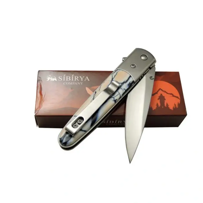 Sibirya Renkli Cep Çakısı S-2084B 20 CM