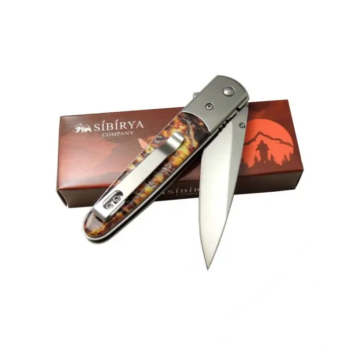 Sibirya Renkli Cep Çakısı S-2084C 20 CM