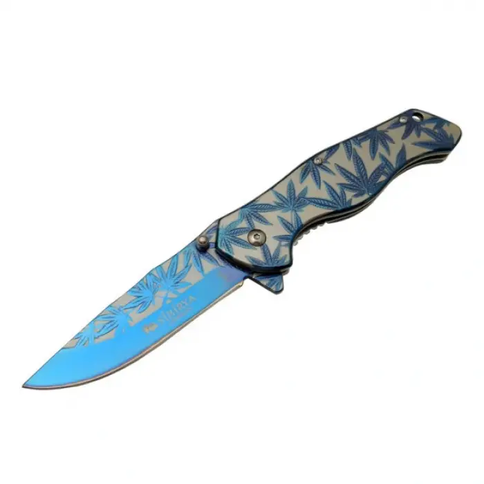 AlsepeteAvm Sibirya Yapraklı Çakı Mavi S-2070L 20,5 CM