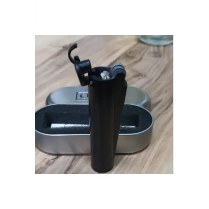AlsepeteAvm Siyah Benzinli Metal Çakmak