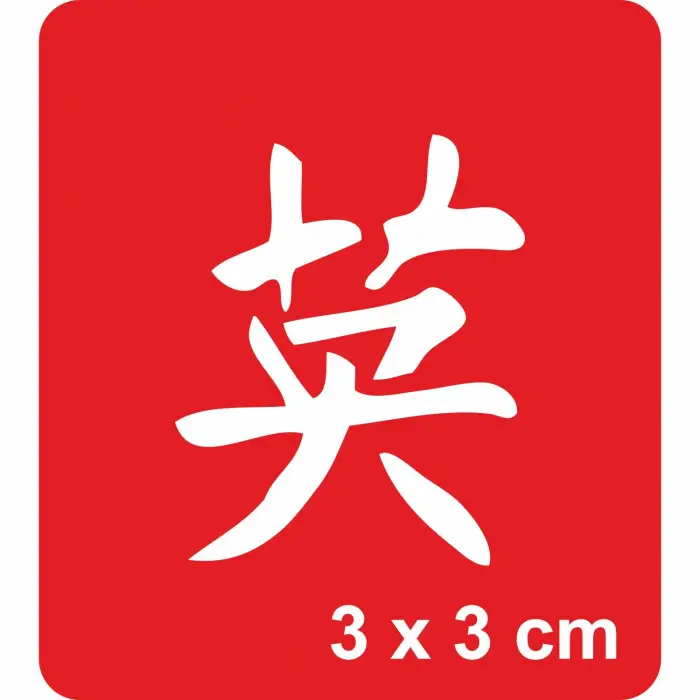 Sonsuzluk Kanji Tattoo Geçici Dövme Şablonları Kına Kalıpları