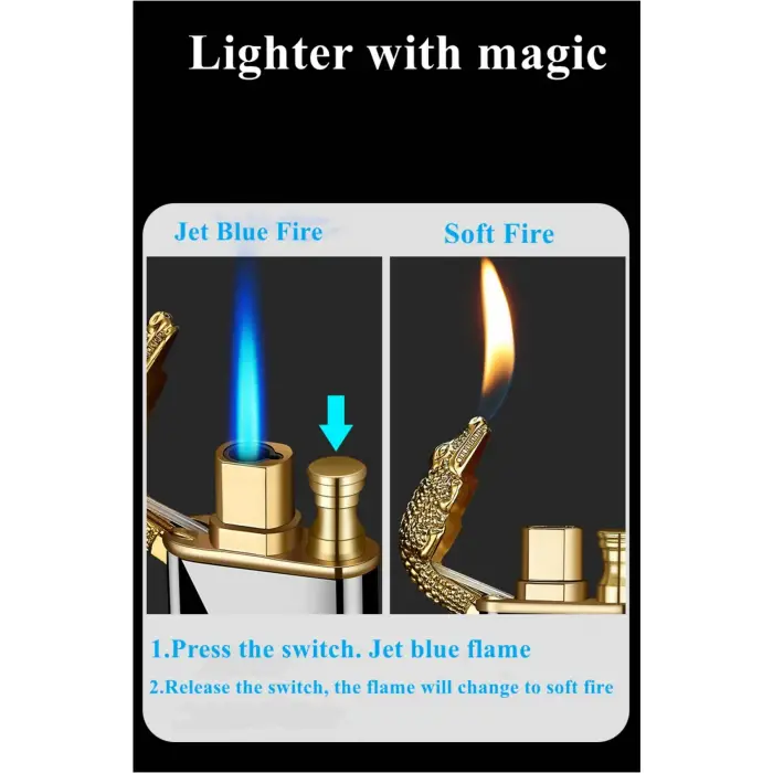 AlsepeteAvm Timsah Lüx Alevli Turbo Çakmak