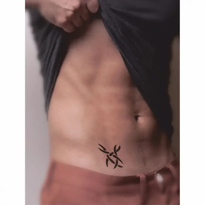 Tribal Dikenli Tel-1 Tattoo Geçici Dövme Şablonları Kına Kalıpları