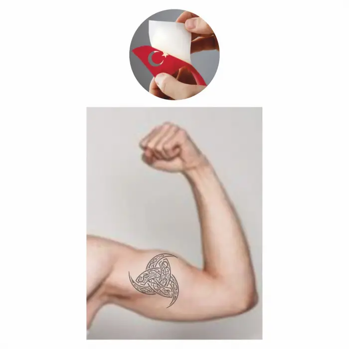 Türk Teşkilatı Tattoo Geçici Dövme Şablonları Kına Kalıpları