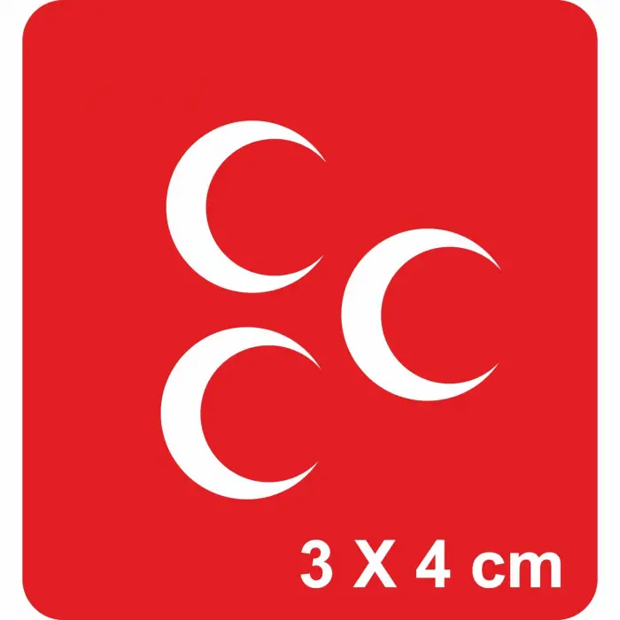 Üç Hilal Tattoo Geçici Dövme Şablonları Kına Kalıpları