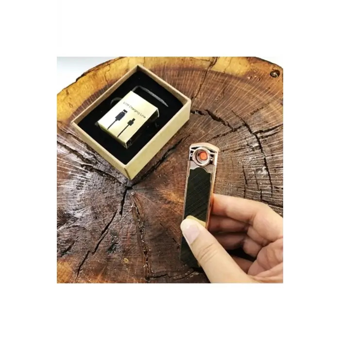 AlsepeteAvm Usb Şarjlı Alevsiz Çakmak