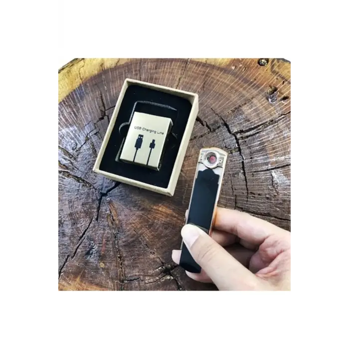 AlsepeteAvm Usb Şarjlı Alevsiz Çakmak