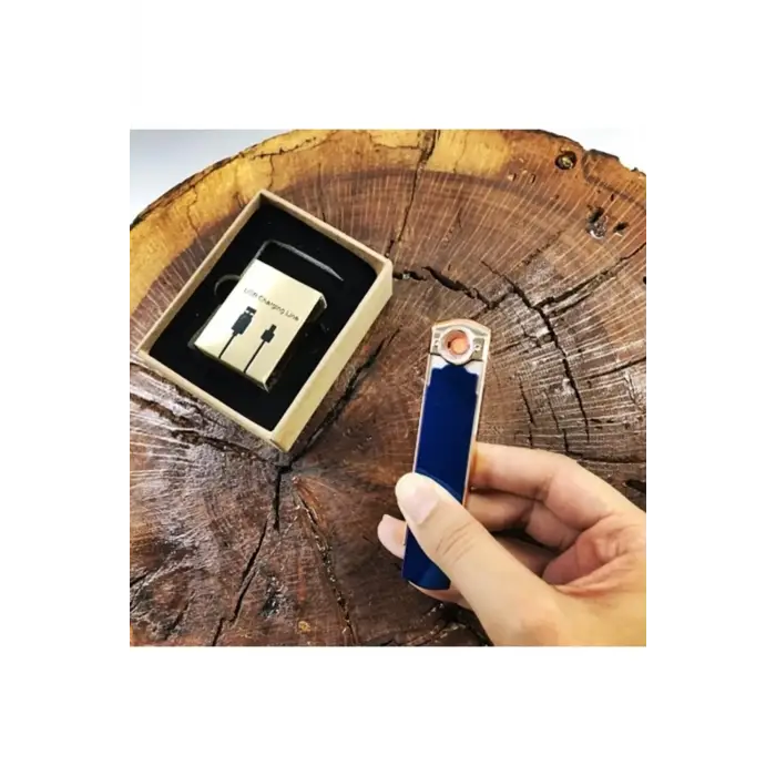 AlsepeteAvm Usb Şarjlı Alevsiz Çakmak