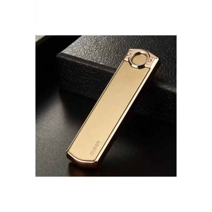 AlsepeteAvm Usb Şarjlı Gold King Şarjlı Çakmak