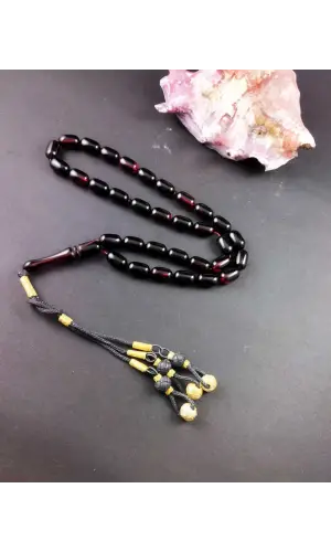 12 mm Sıkma Koyu Kırmızı Kehribar