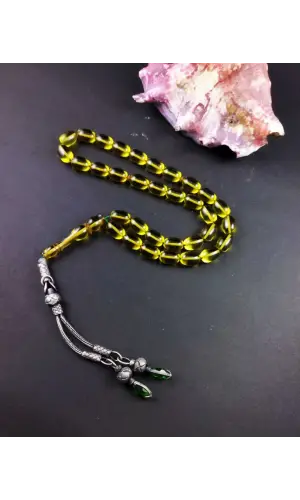 12 MM Yeşil Sıkma Kehribar