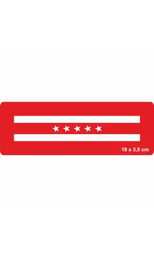 5 Yıldızlı İkili Bant Şerit  Tattoo Geçici Dövme Şablonları Kına Kalıpları