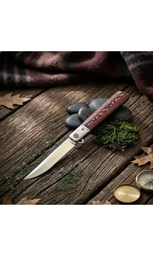 Haps Bugs Serisi Kırmızı G10 Kabzeli Özel Tasarım Katlanır Çakı