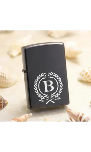 B Harfli Kişiye Özel Harf Baskılı Benzinli Çakmak