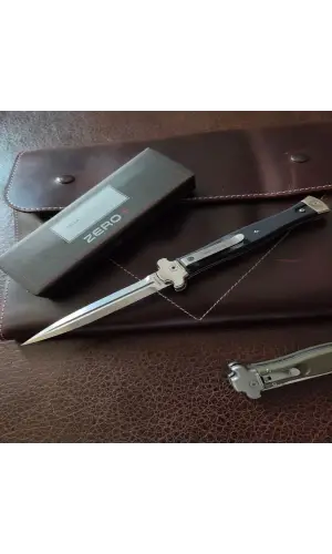 Aga Campolin Zero Plus Black 23 Cm Mandallı İtalyan Stiletto
