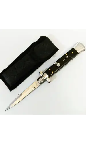 AlsepeteAvm Siyah Sedef 24 Cm İtalyan Stiletto