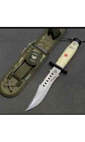 AlsepeteAvm Beyaz Komando Avcı Bıçağı