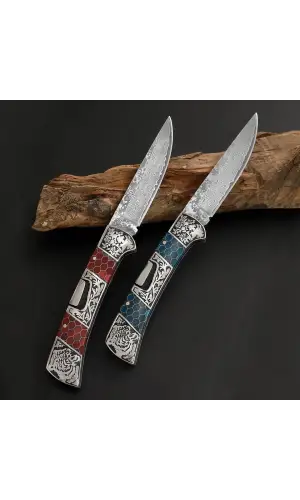 AlsepeteAvm DB-3159DMS Damascus Kamp Çakısı