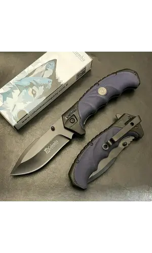 AlsepeteAvm FST-4006-B Siyah Mavi Kamp Çakısı