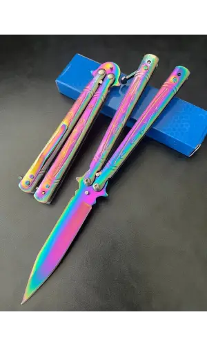 AlsepeteAvm Gökkuşağı Dal Desenli Kelebek