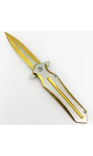 AlsepeteAvm Gold Metal Auto Kamp Çakısı