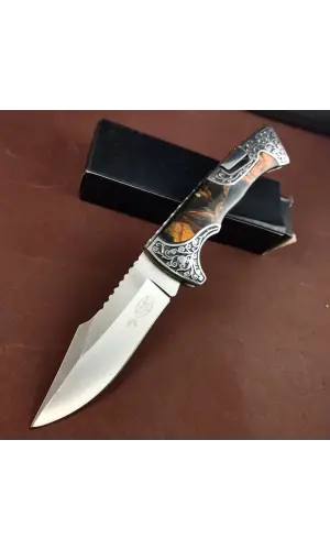 AlsepeteAvm İşlemeli B3157C Kamp Çakısı