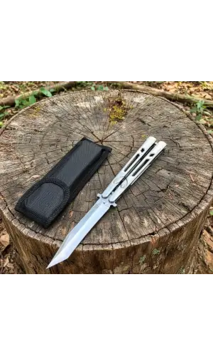 AlsepeteAvm Kalpli K-9 Perçinli Kelebek Çakı