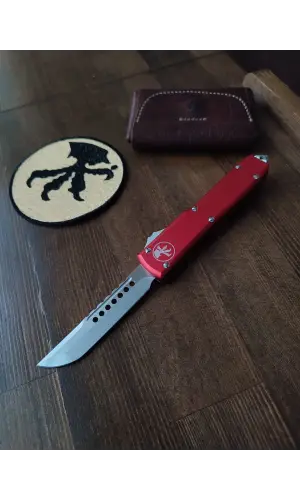 AlsepeteAvm Kırmızı Ultratech D2 Çelik İçten Çıkmalı Çakı