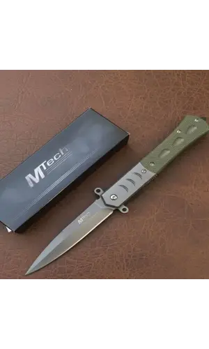 AlsepeteAvm Mt-3002-A Haki Auto Kamp Çakısı