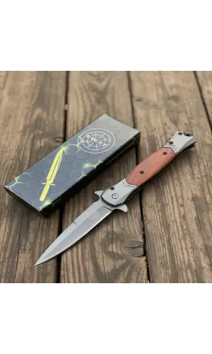 AlsepeteAvm Sw-443-C Ahşap Kabze Kamp Çakısı