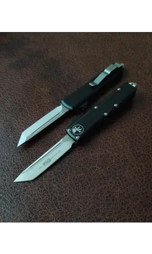 AlsepeteAvm Ultratech Siyah Tanto Alüminyum Kasa D2 Çelik Kamp Çakısı